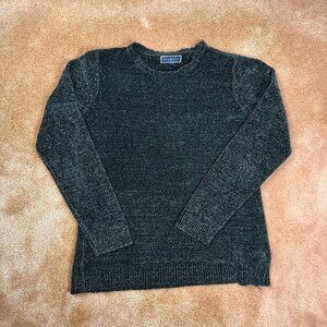 Y2K Karen Scott Chunky Baggy Comfy Shiny Sweater Size Women's Large Green